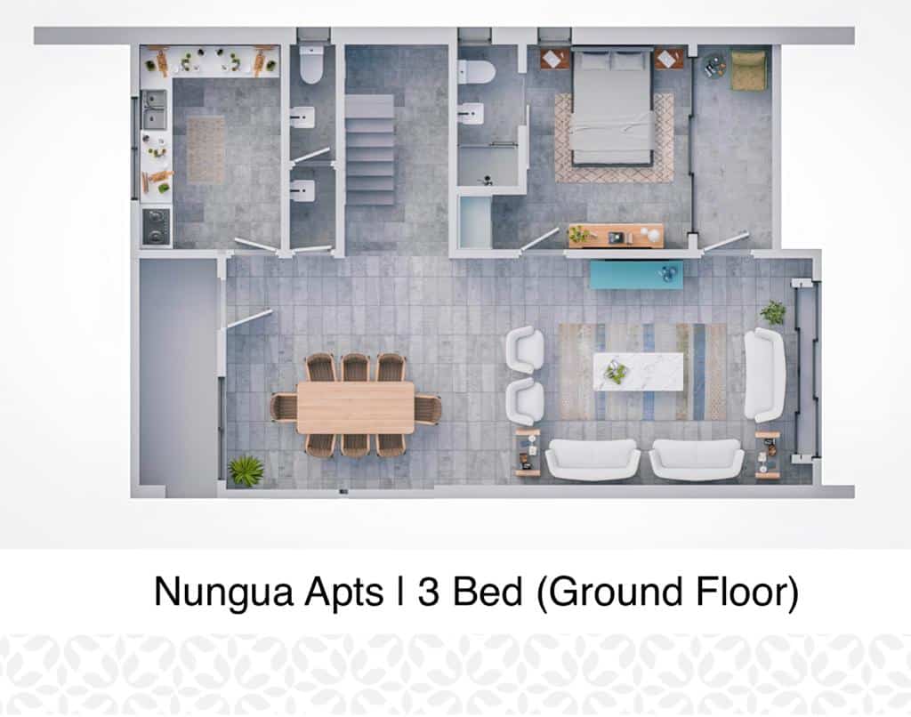 3 Bed Ground Floor