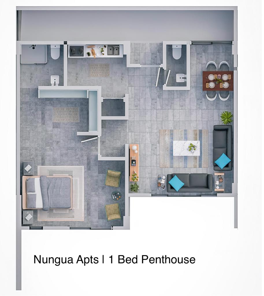 1 Bed Penthouse