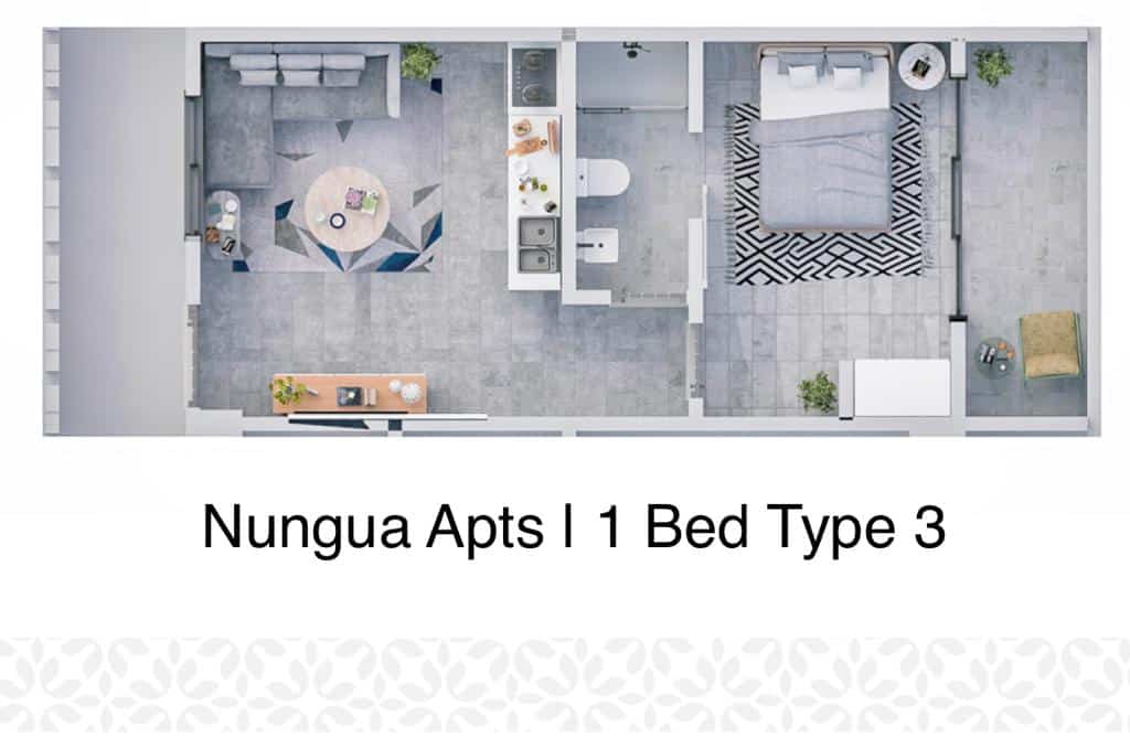 1 bed Type 3