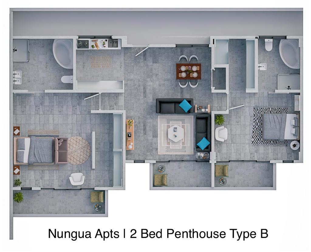 2 Bed Penthouse Type B